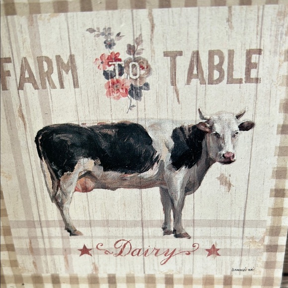 Rustic Farmhouse Cottage Shabby Chic tabletop/Wall Art Set with wood and metal - Picture 12 of 16